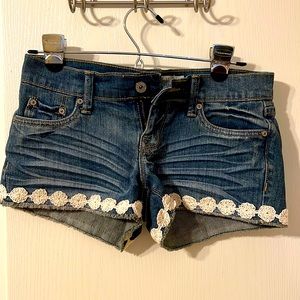 Charlotte Russe shorts with embroidery